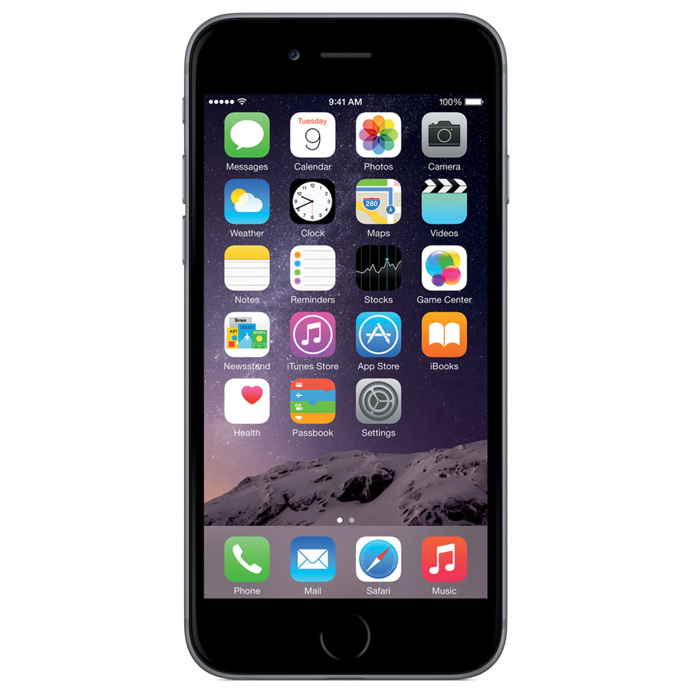Apple iPhone 6 Plus Space Gray (Front)